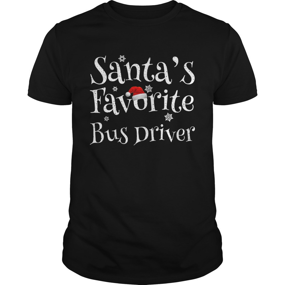 Santas Favorite Bus Driver Shirt